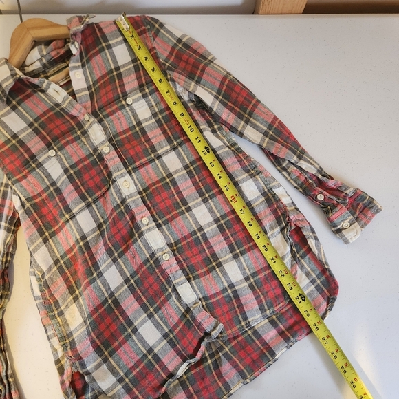 Ralph Lauren Denim & Supply Red Plaid Long Sleeve Button Down Shirt Size Small - Picture 6 of 7